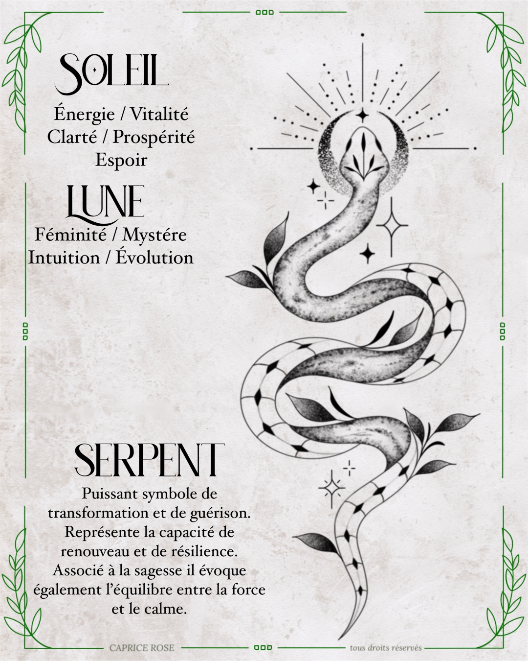 Serpent Cosmique n°6